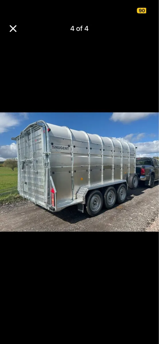 Nugent livestock Cattle Trailer No Vat - Image 4