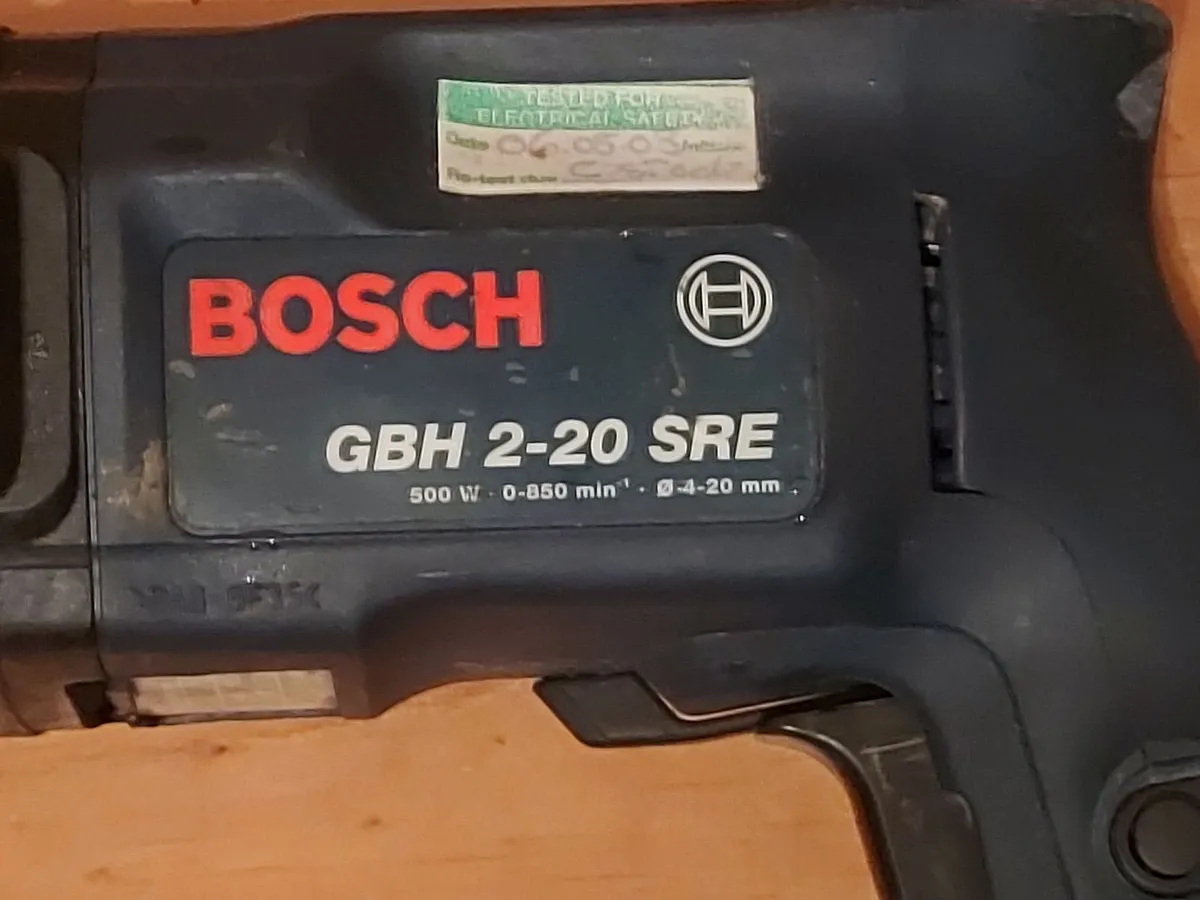 Bosch GBH 2 20 SRE 110v Rotary Hammer Drill Cased - Image 2