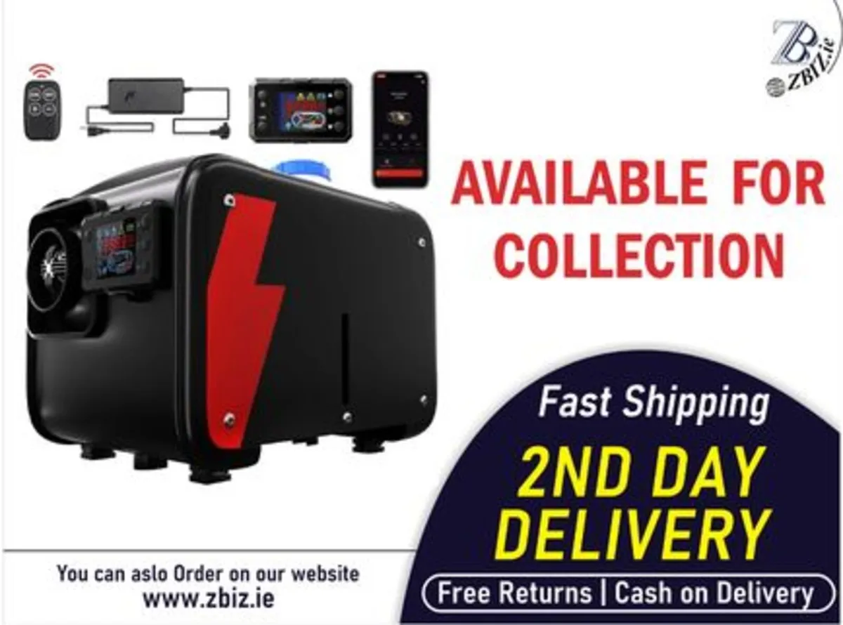 12V 8KW Diesel Heater with LCD Display - Image 1