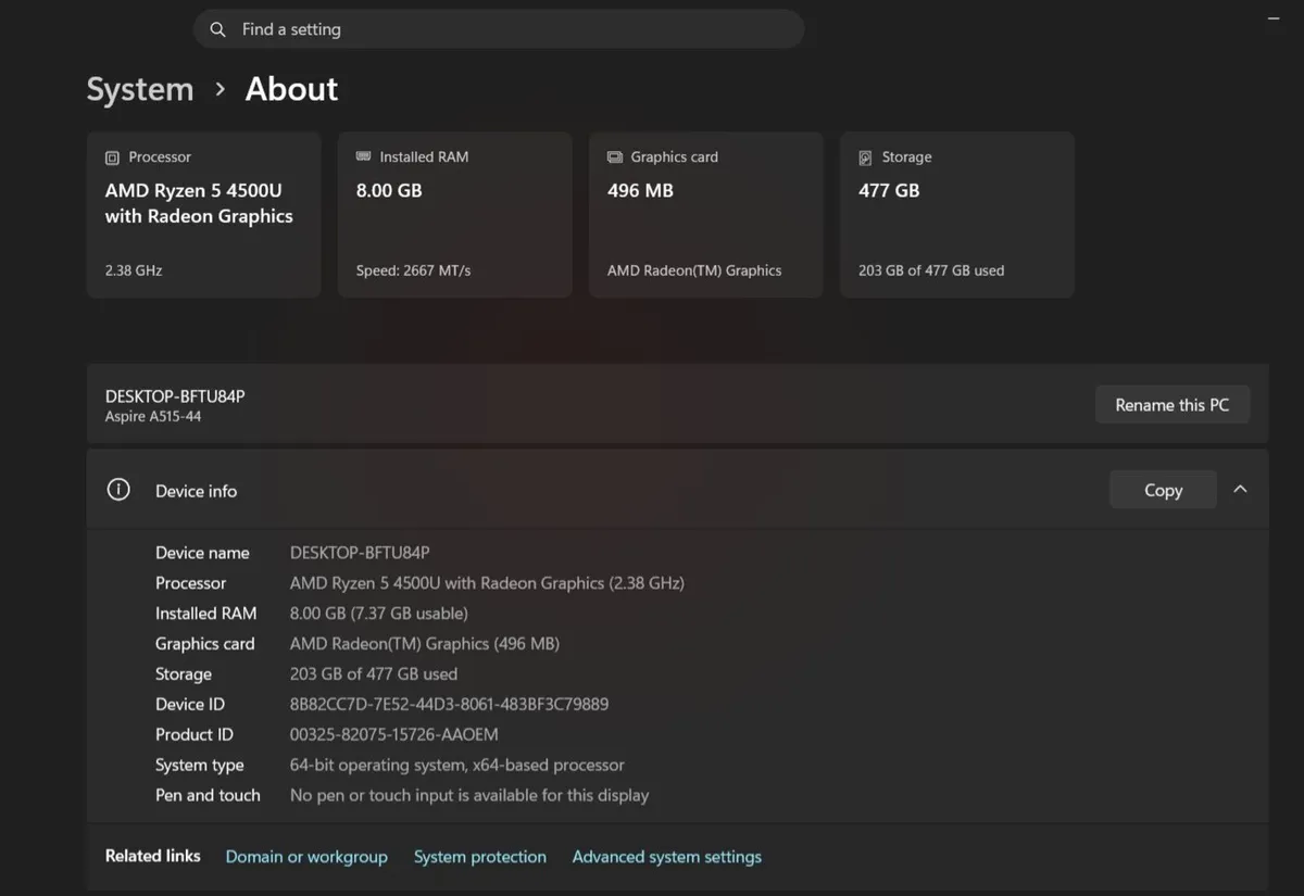 Acer Laptop | 15.6" | 512GB Nvme - Image 4