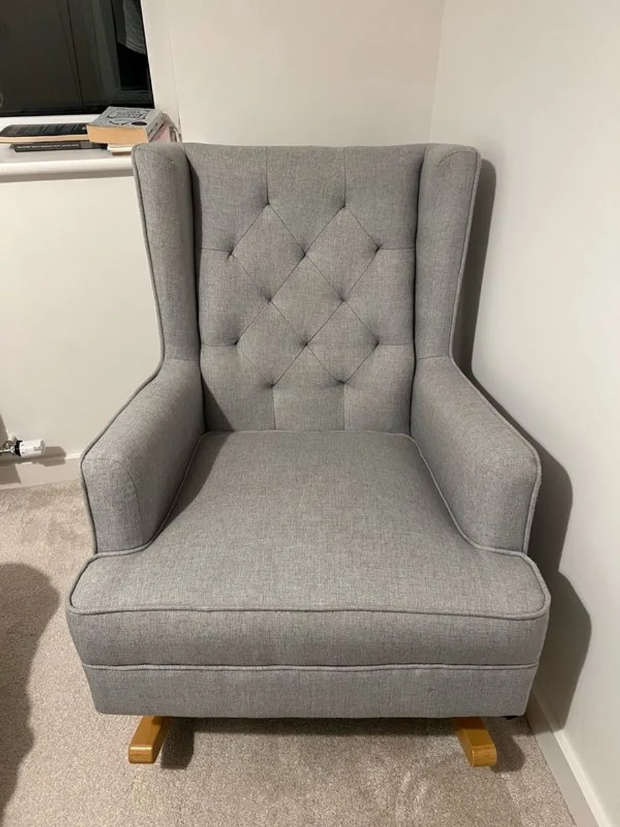 Babylo Nested Soothe Easy chair & Rocker Grey