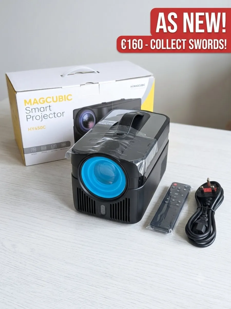 Magcubic 4K Smart Projector – Used Once / Mint - Image 1