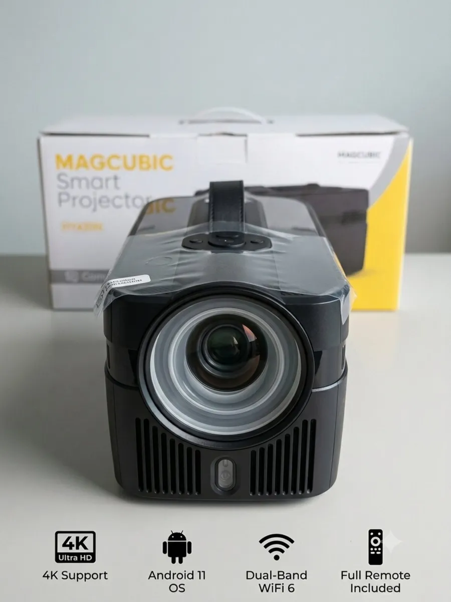 Magcubic 4K Smart Projector – Used Once / Mint - Image 3