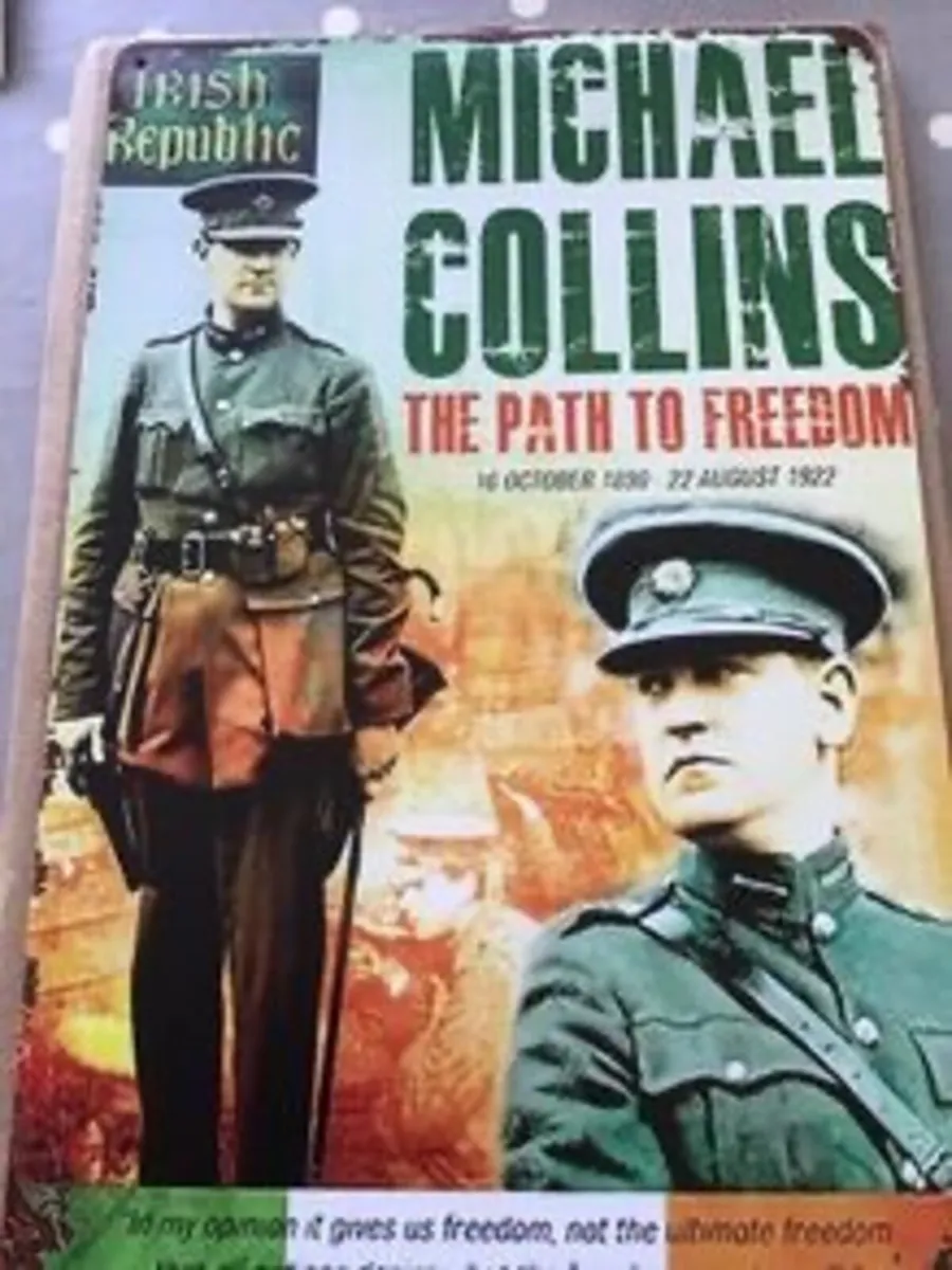 Michael Collins Wall Plaque