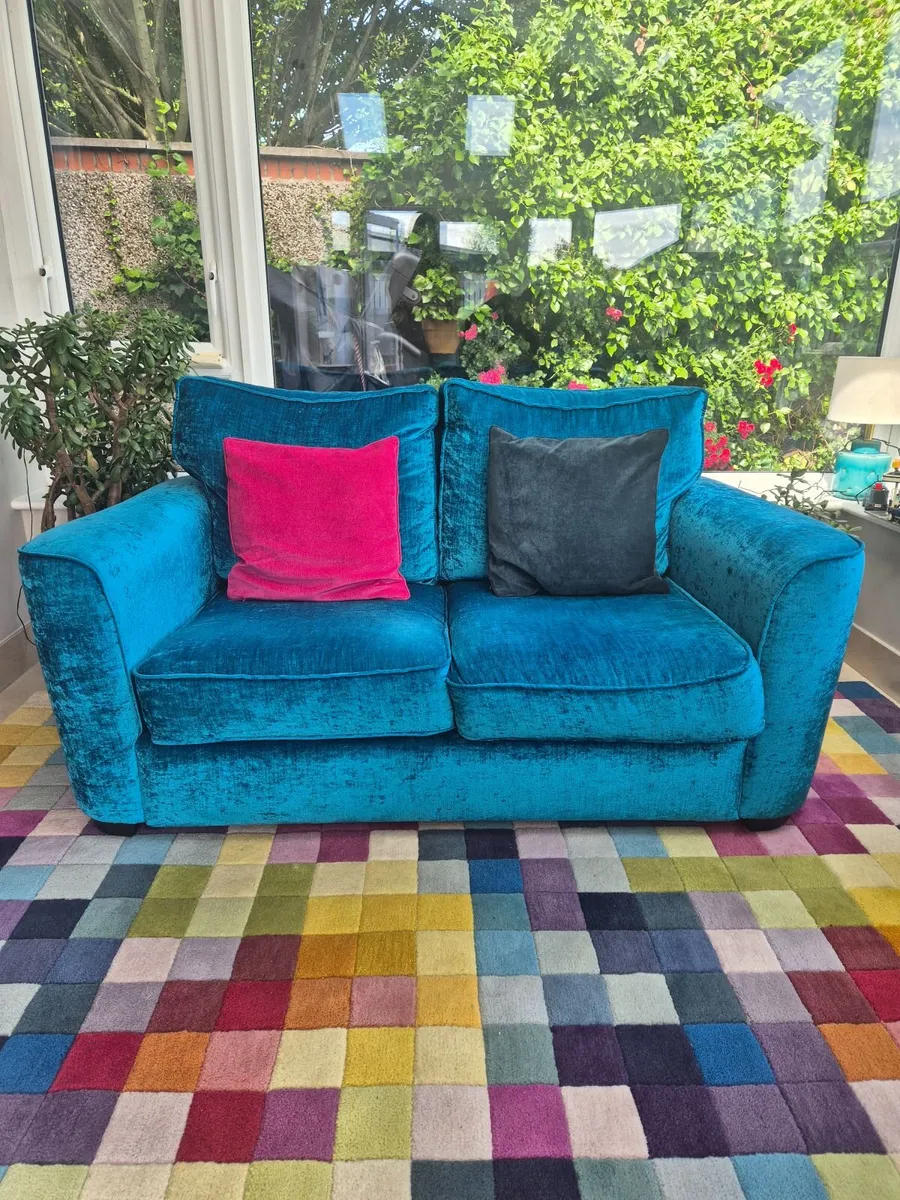 2 Seater sofa & matching "cuddle chair" - Image 2