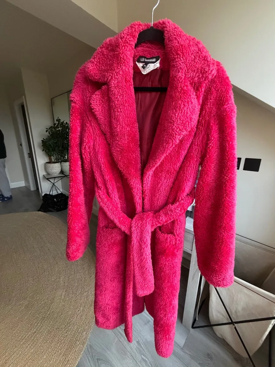 Faux fur robe coat - Image 4