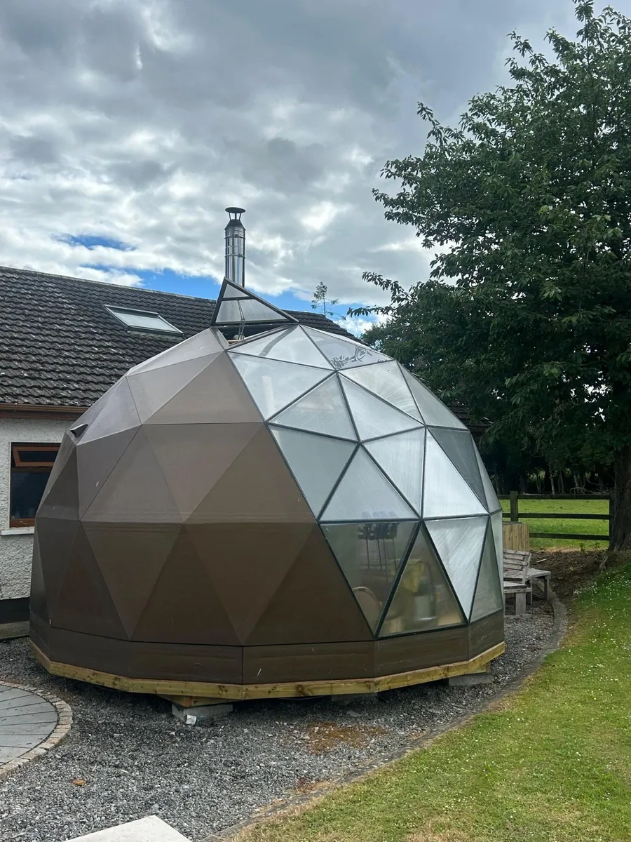 Geodesic domes- greenhouses, garden rooms, sauna . - Image 2