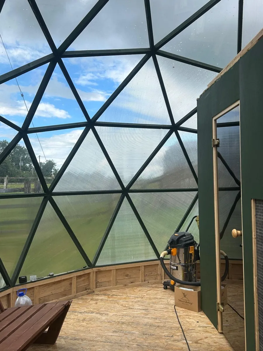 Geodesic domes- greenhouses, garden rooms, sauna . - Image 3
