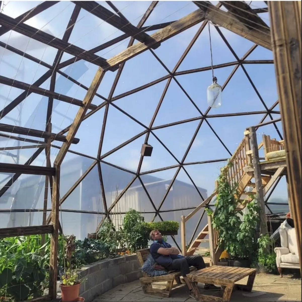 Geodesic domes- greenhouses, garden rooms, sauna . - Image 4
