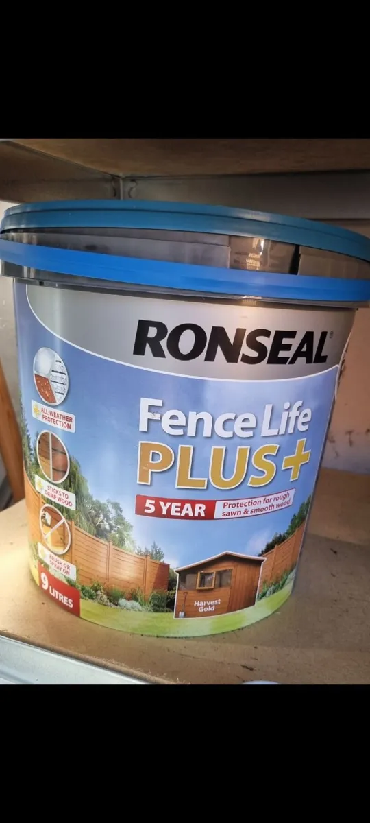 Ronseal fence life+ paint - Image 1