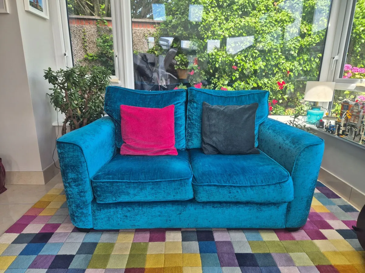 2 Seater sofa & matching "cuddle chair" - Image 4