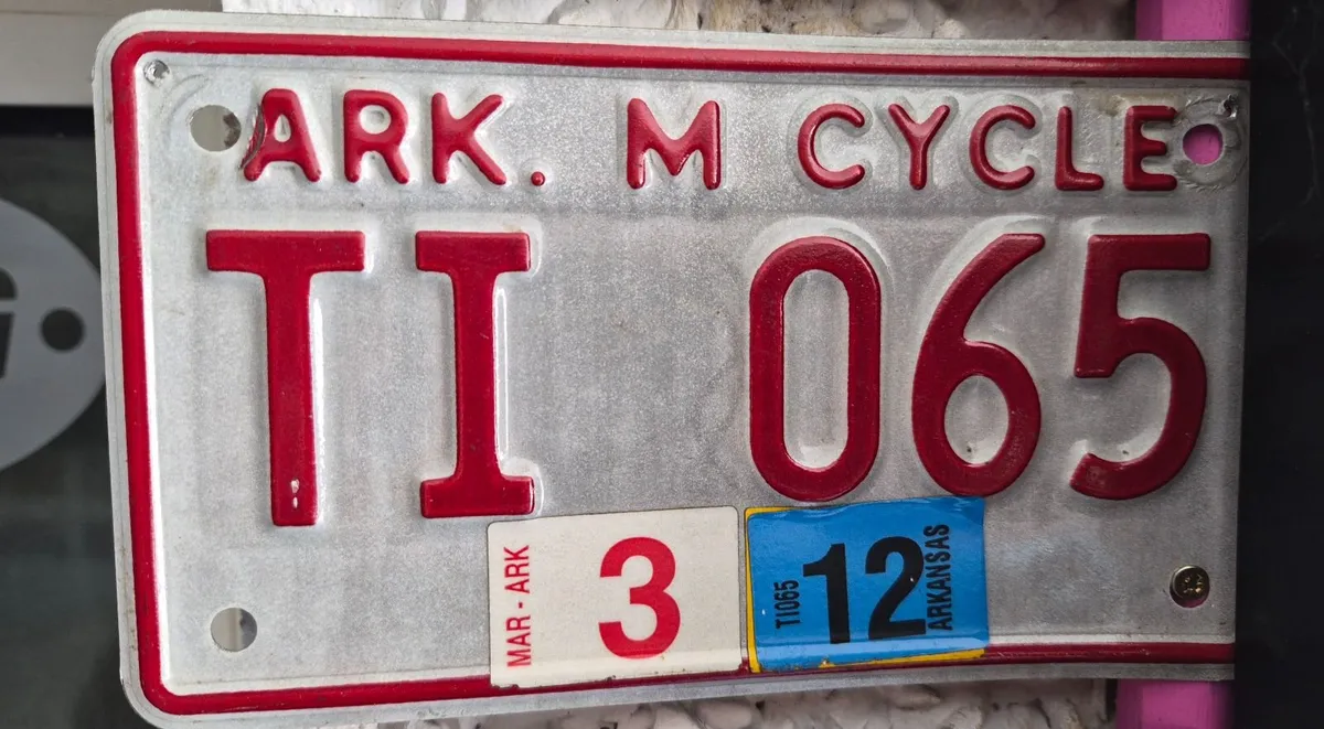American motorbike plates - Image 3