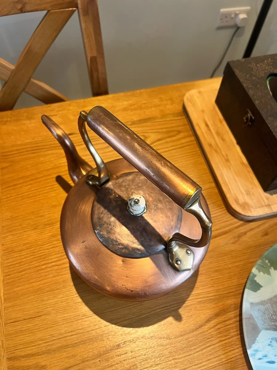 Antique Copper Kettle - Image 4