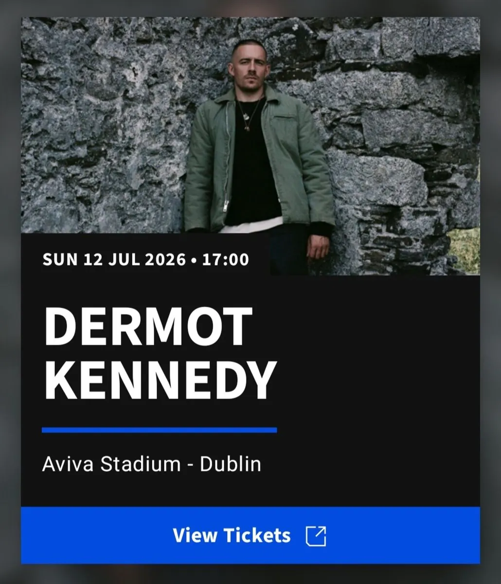 Dermot Kennedy tickets Sunday 12th July - Image 1