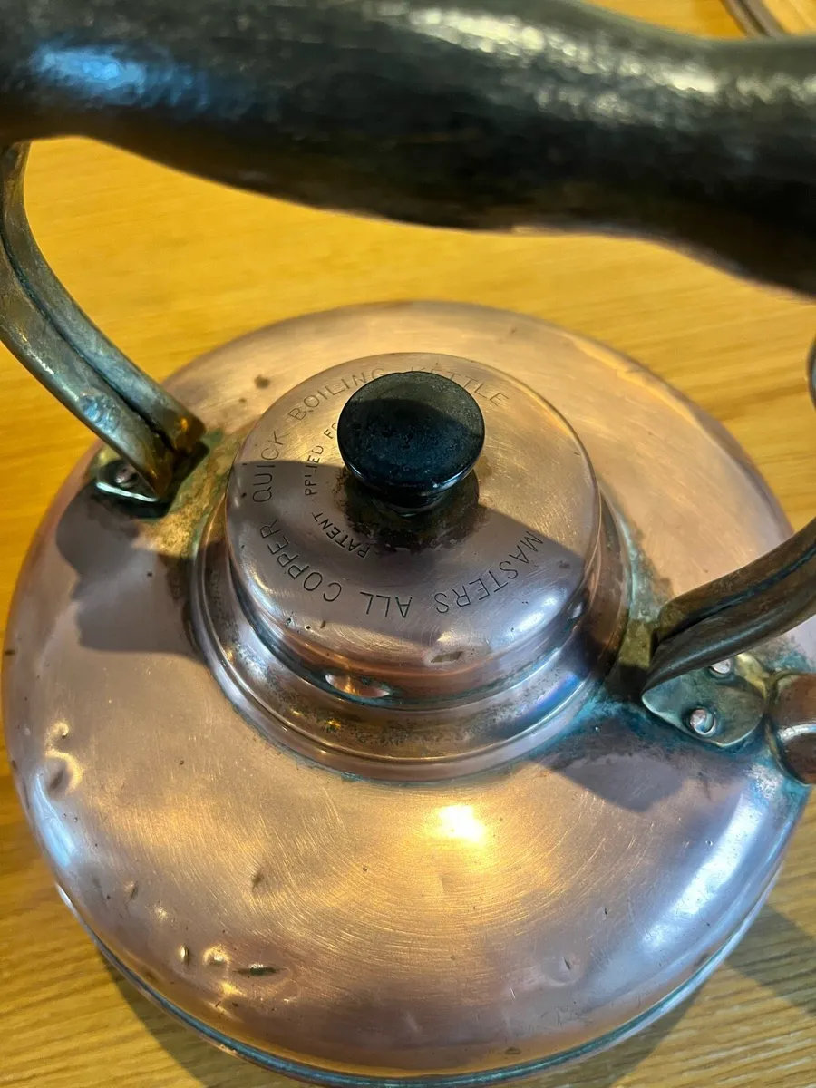 Antique Copper Kettle - Image 4