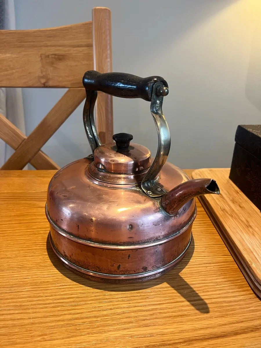 Antique Copper Kettle - Image 2