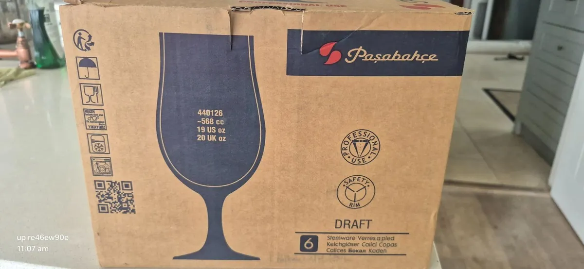 Beer glasses - Pint Tulip (Box of 6) - Image 4