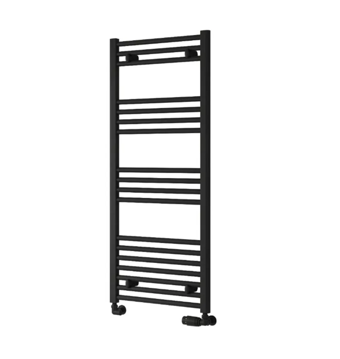 Bathshack - Black 1200x500 Heated Towel Rail