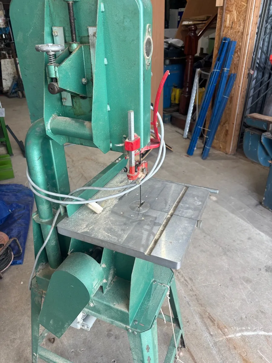 Single ph mobile band saw ideal for hobby work etc - Image 2