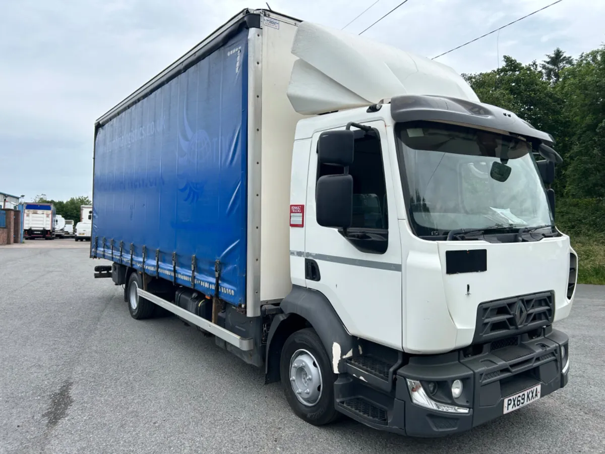 2019 Renault 12 ton Curtainsider with tail lift - Image 3