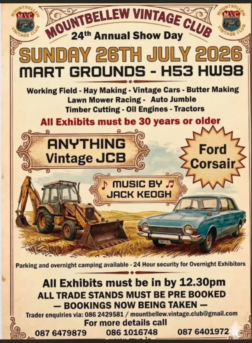 Mountbellew  Vintage show
