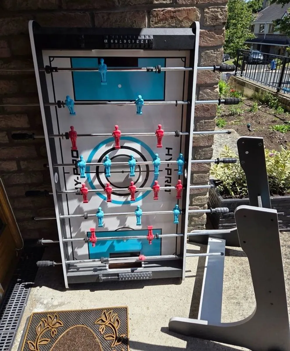 Fooseball table game