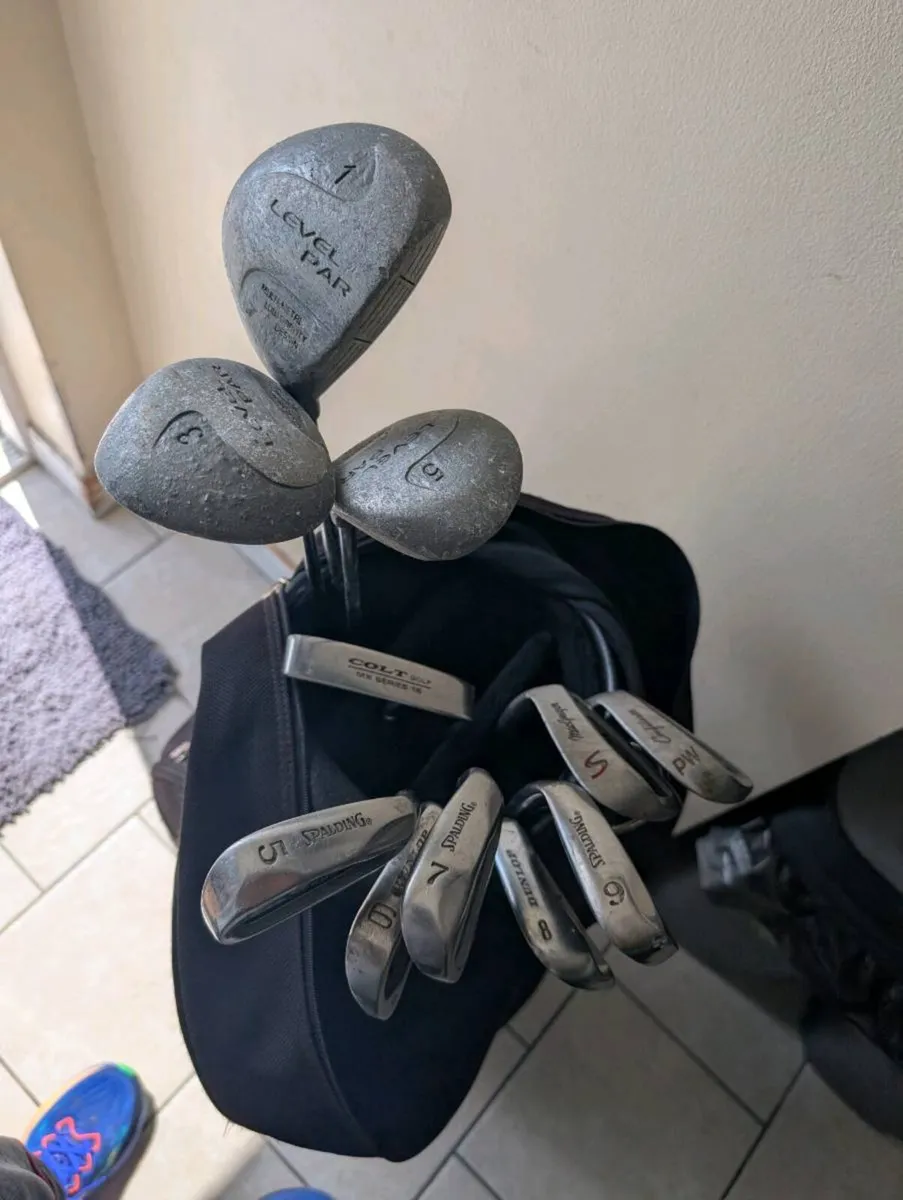 Beginner set of Golf clubs fila tour bag - Image 4