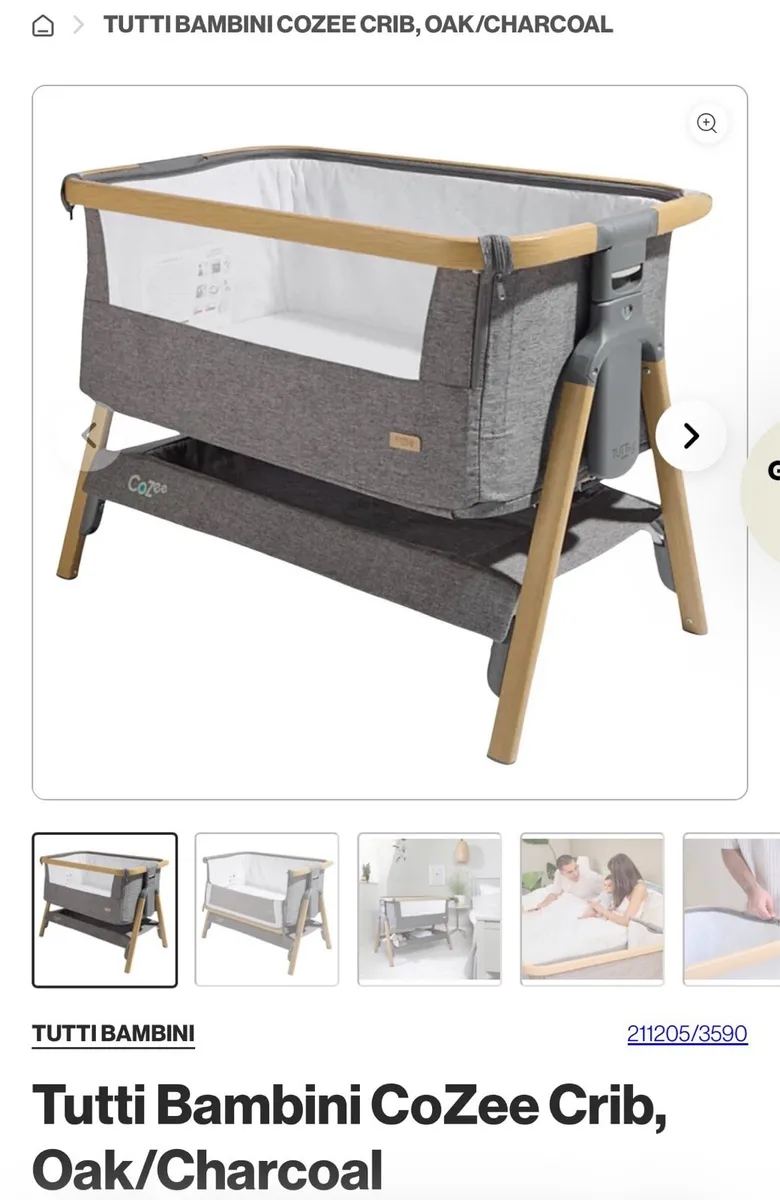 Tutti Bambini Cozee Crib - Image 1