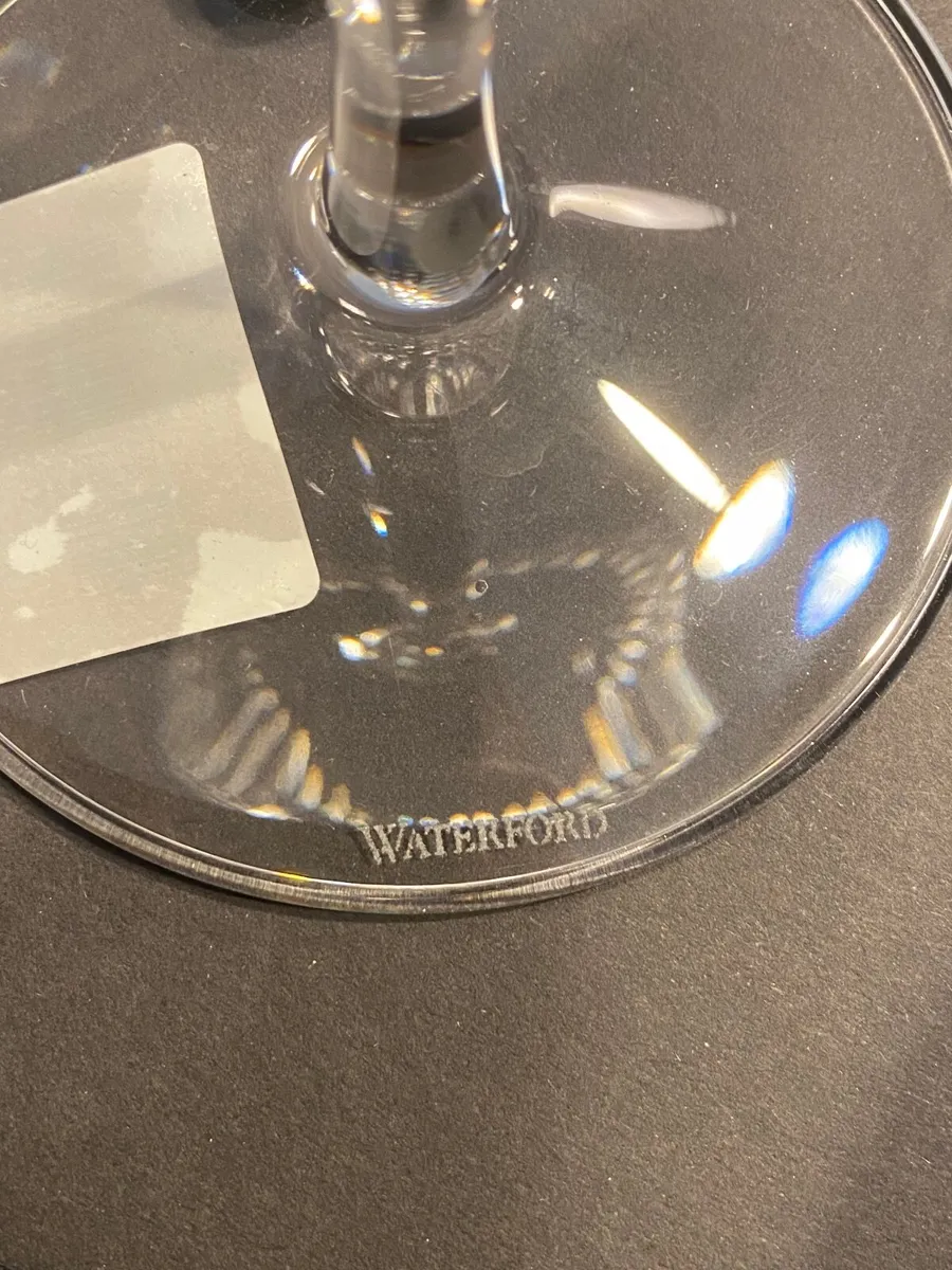 Waterford Crystal Lismore Diamond Wine Goblets – 6 - Image 4