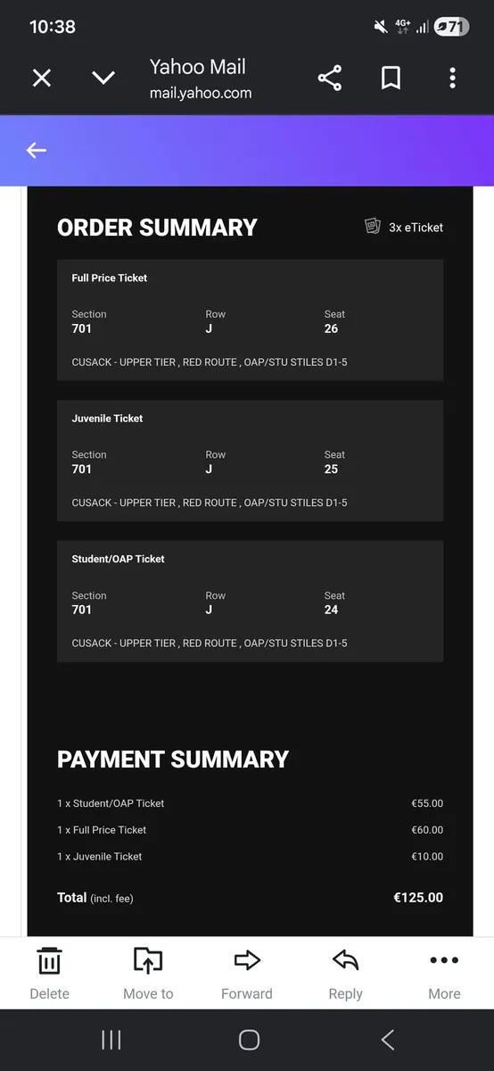 3 x Galway Versus Cork Hurling Tickets - Image 2