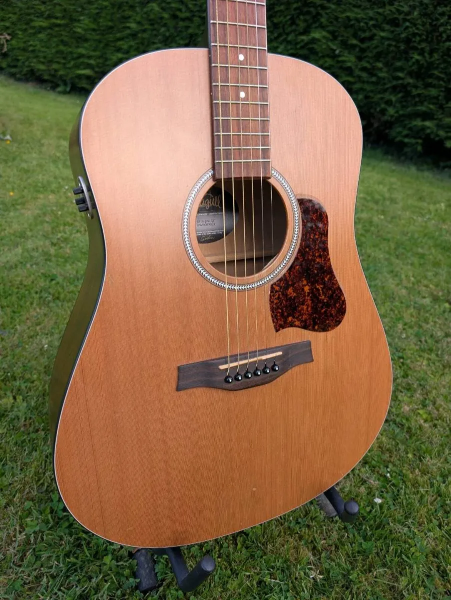 Seagull S6 Eletro-Acoustic Guitar + Hard Case - Image 2