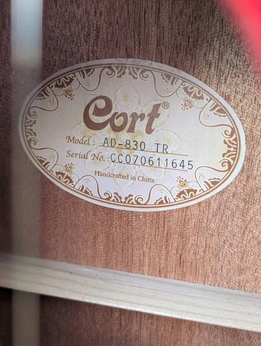 Cort AD-830 Acoustic Guitar - Image 3