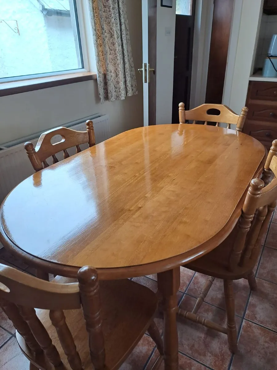 Table and Four Chairs