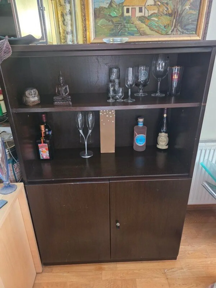 mahogany filing cabinet - Image 1