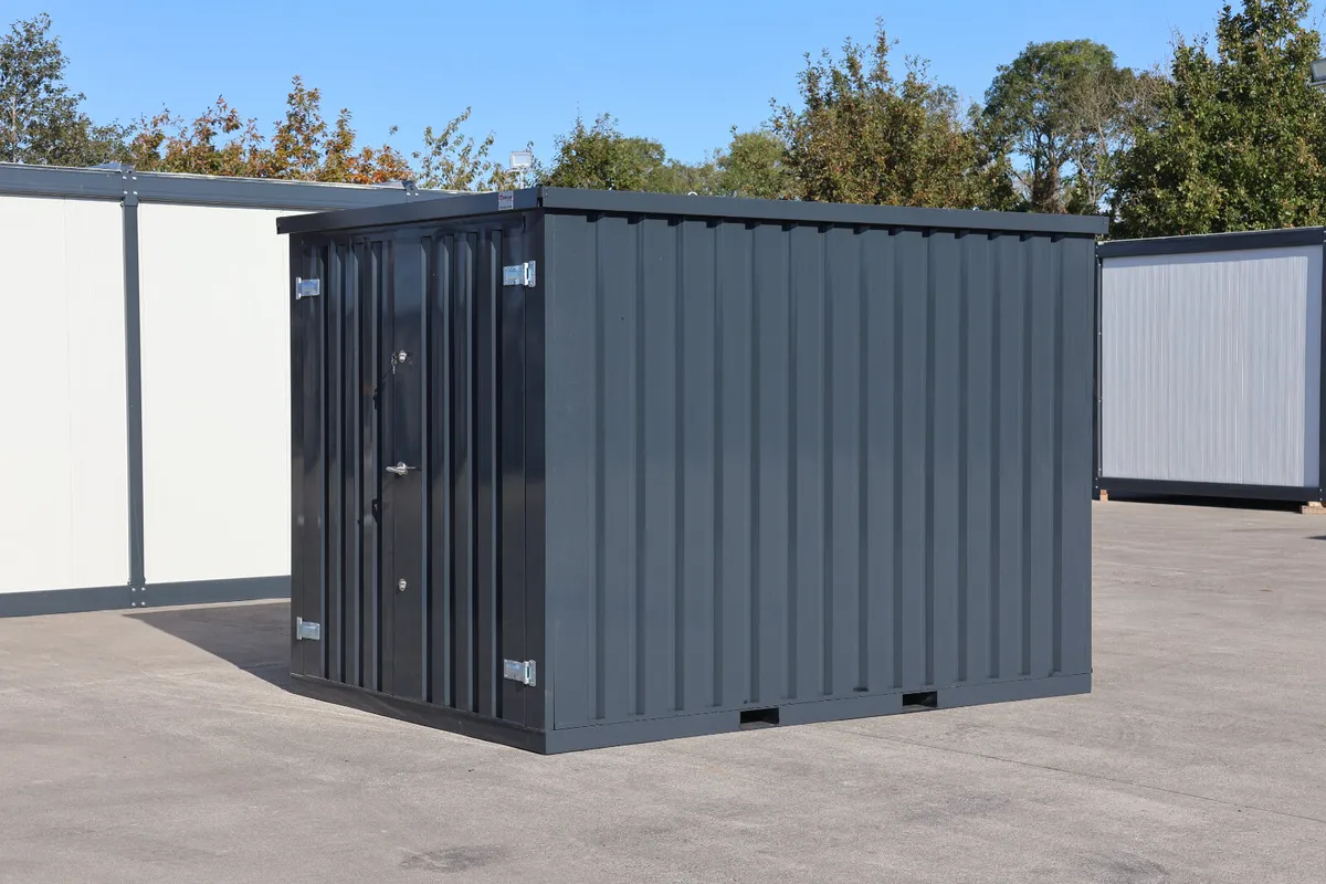 3x2.2m secure storage container/ lockup-Anthracite - Image 4