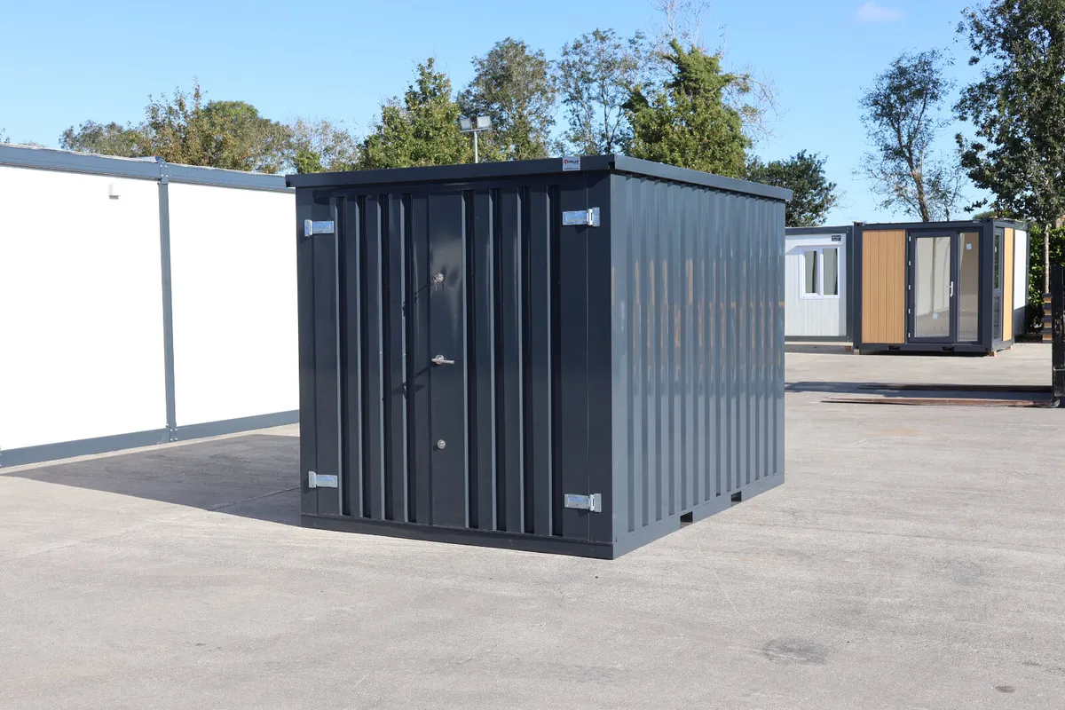 3x2.2m secure storage container/ lockup-Anthracite - Image 1