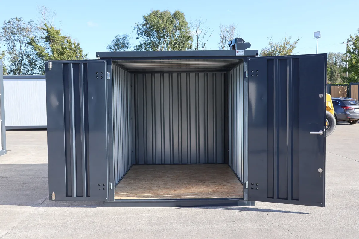 3x2.2m secure storage container/ lockup-Anthracite - Image 3
