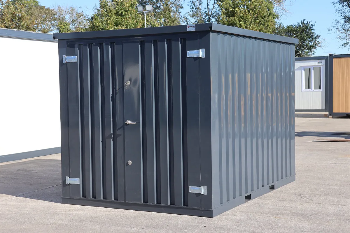 3x2.2m secure storage container/ lockup-Anthracite - Image 2