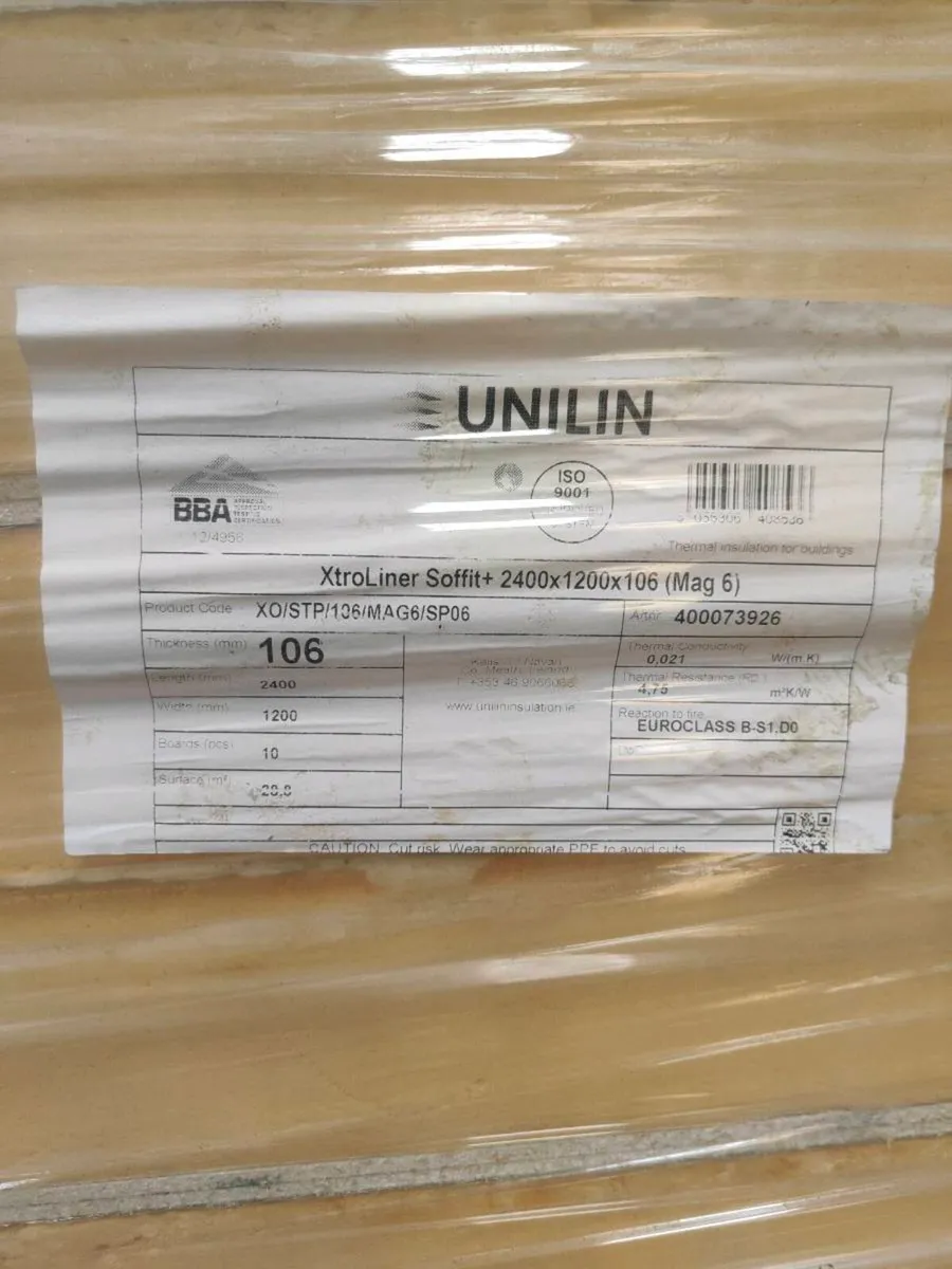 106mm PIR insulation plus cement board - Image 2