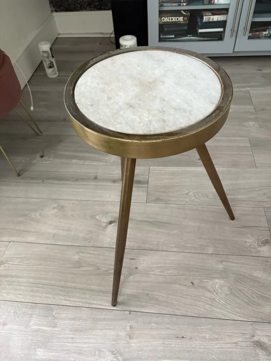 Gold Accent Table Set (3 Pieces) - Image 3