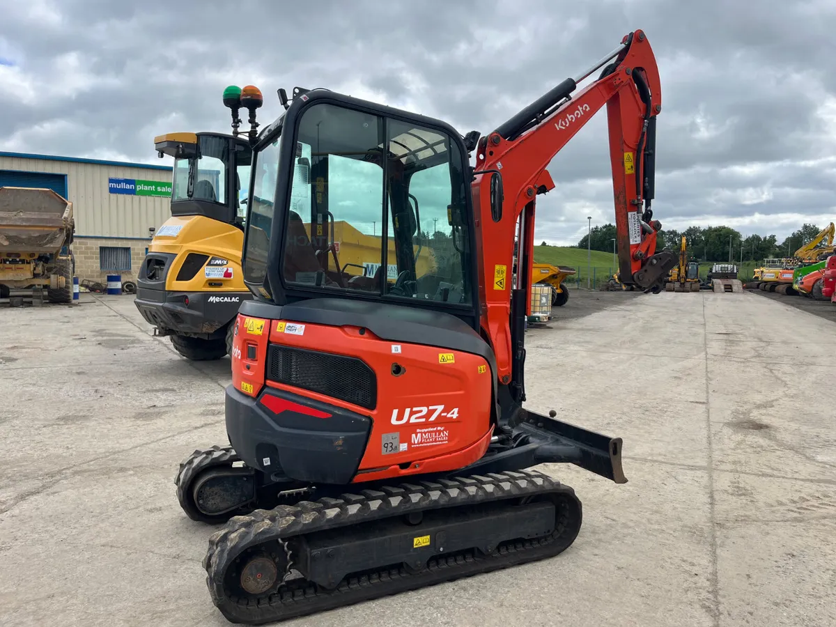 2022 Kubota U27-4 Only 3900Hrs - MULLANS - Image 2