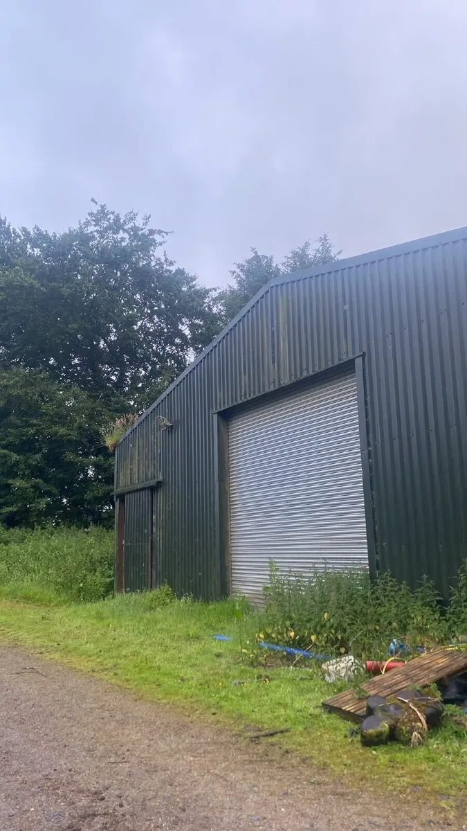 Steel shed 5 bay double with roller door - Image 1