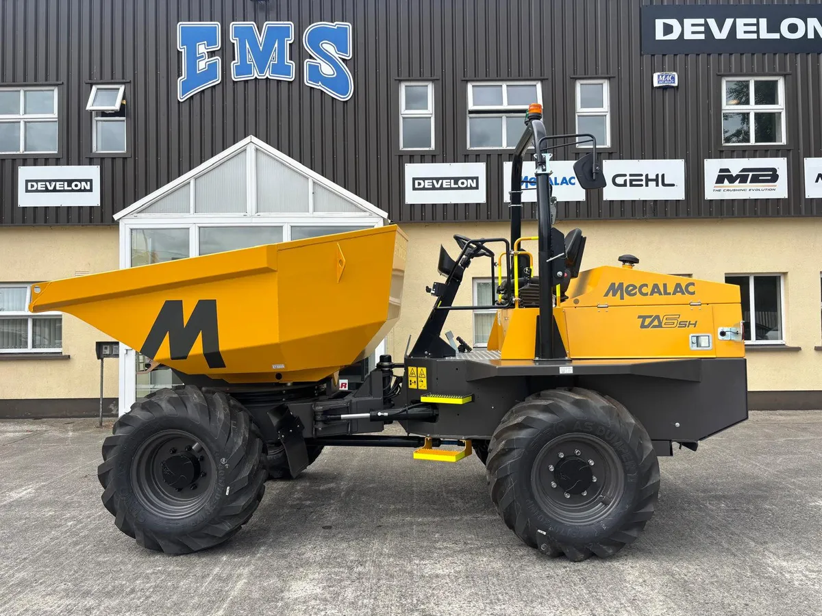 New Mecalac TA6SH - 6 Ton Swivel Dumper - Image 2