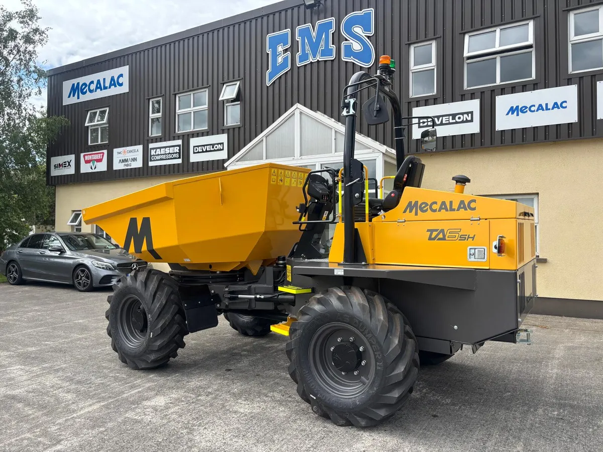 New Mecalac TA6SH - 6 Ton Swivel Dumper - Image 3