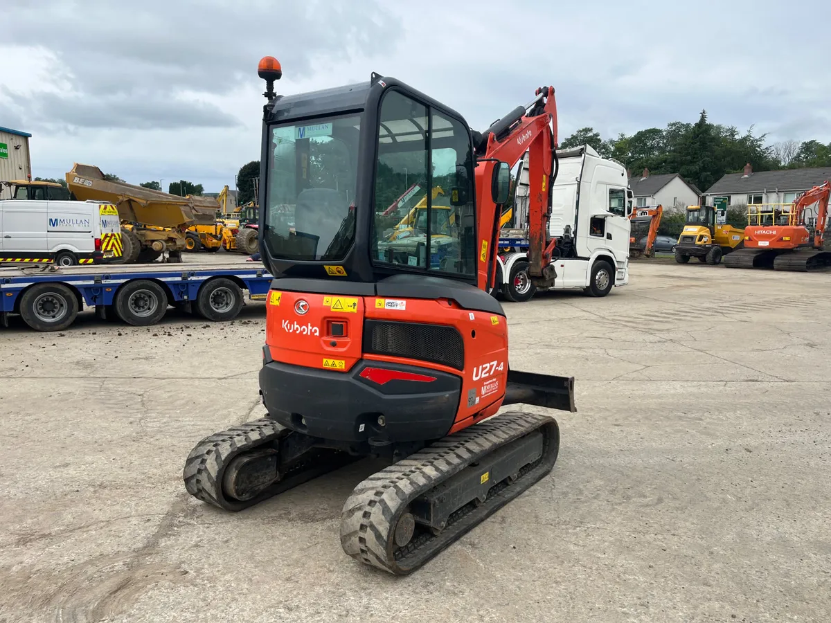 2022 Kubota U27-4 Only 3386Hrs - MULLANS - Image 3