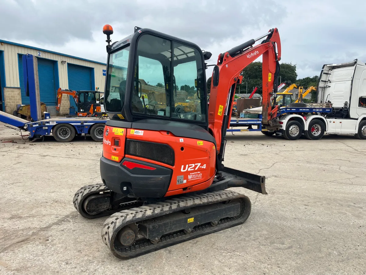 2022 Kubota U27-4 Only 3386Hrs - MULLANS - Image 2