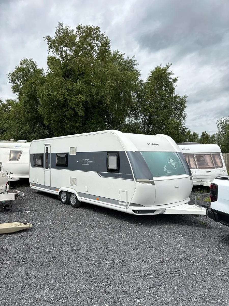 2015 Hobby Prestige 6 Berth Fixed Bed Caravan - Image 1
