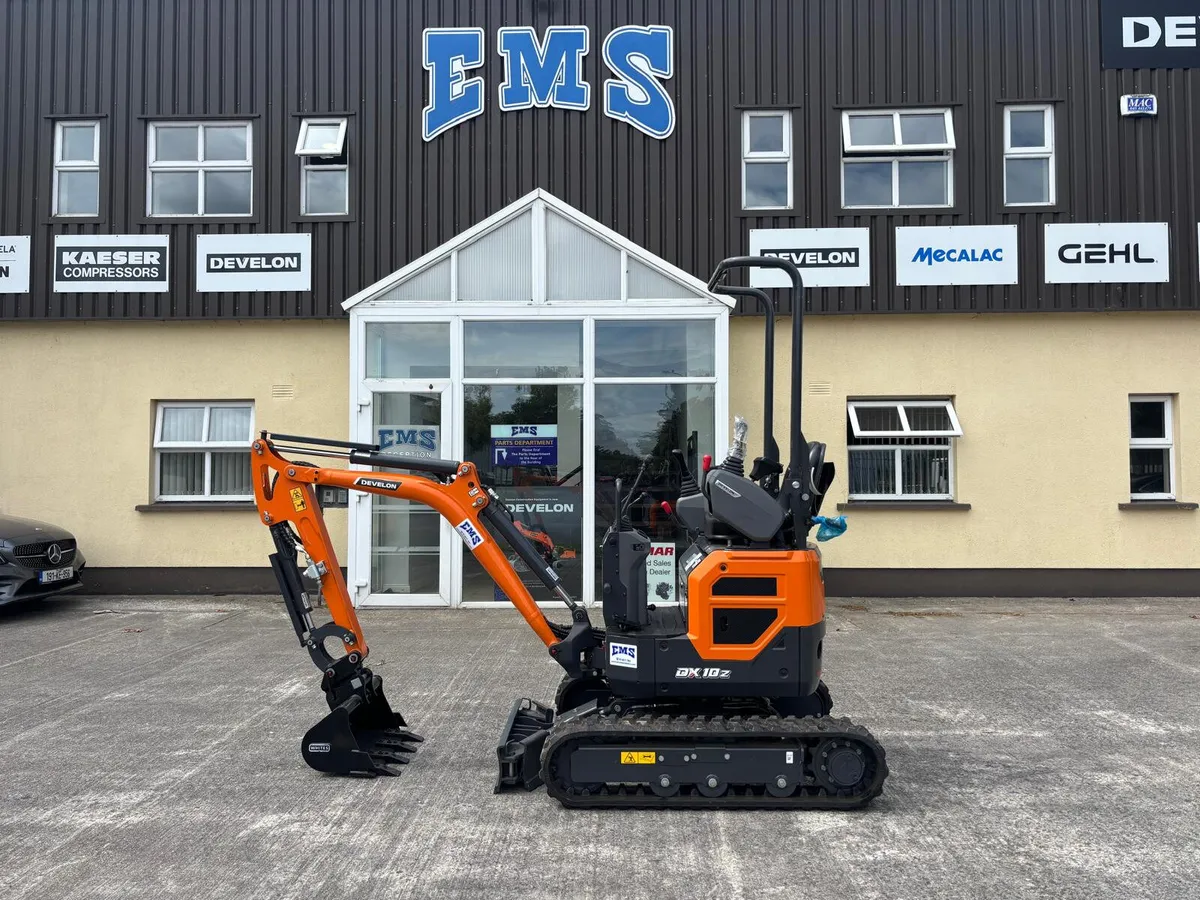 New Develon (Doosan) DX10Z-7 -1 ton Excavator - Image 2