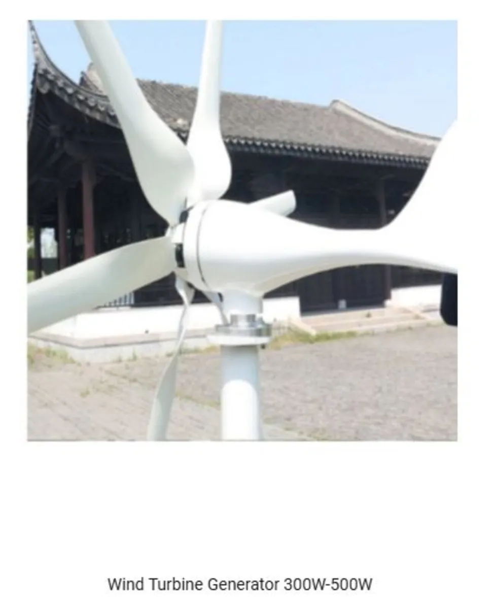 Wind Turbine Generator 800w  12v with Controller - Image 4