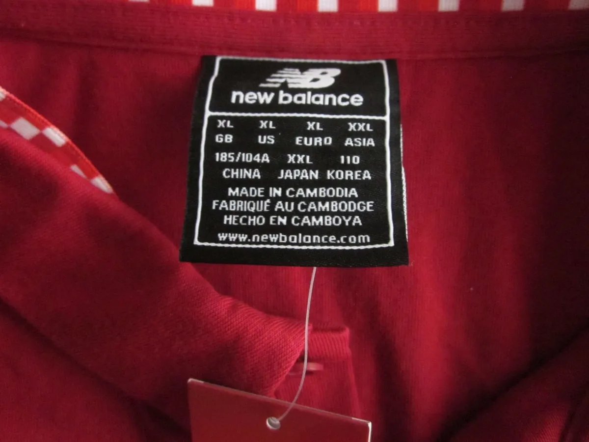 Liverpool FC New Balance Polo Shirt XL New - Image 4